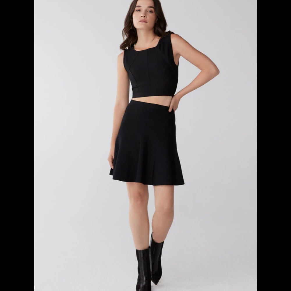 BCBG Paris Black Mini Skirt